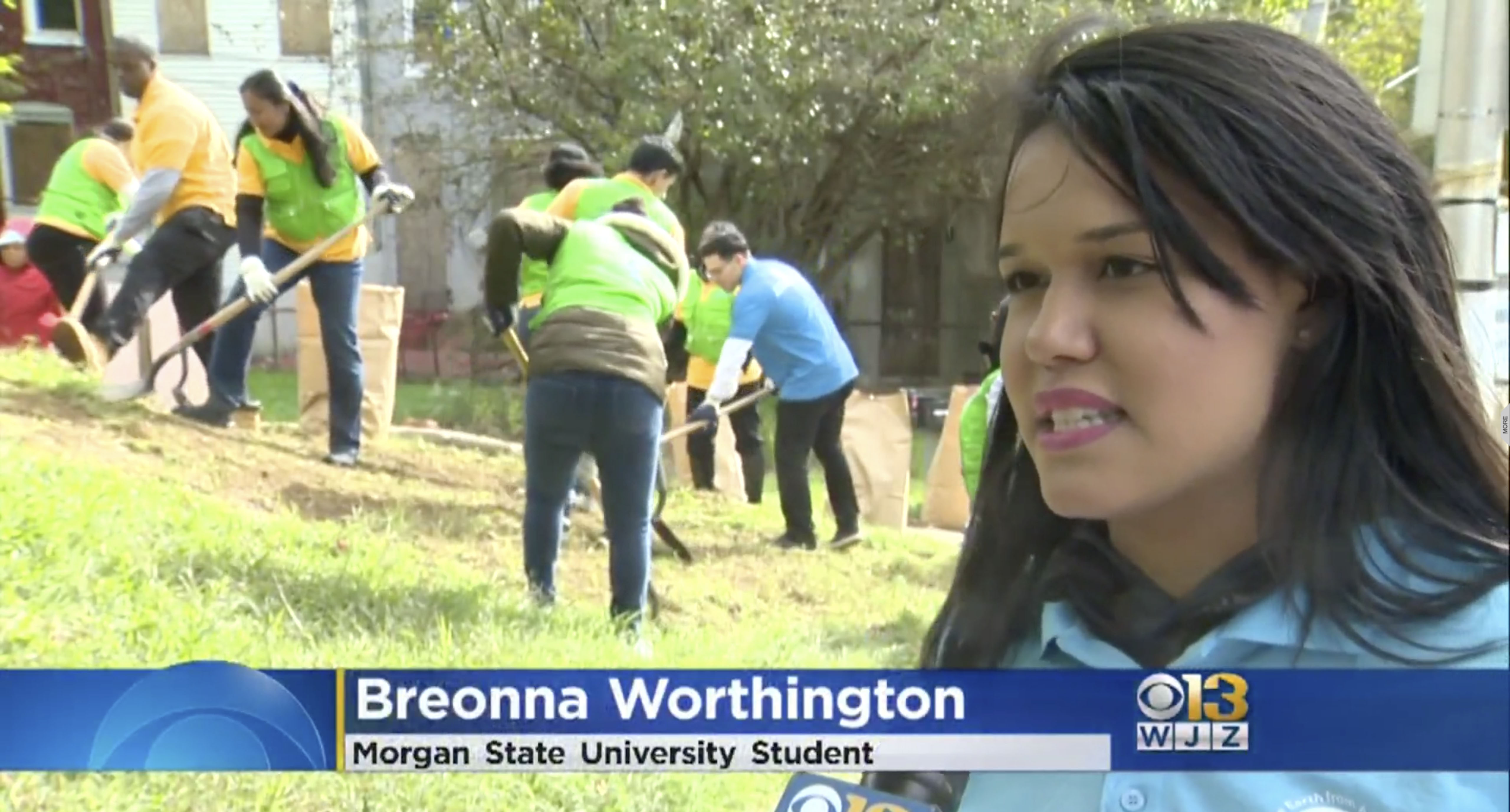 Volunteers Clean Up Baltimore Park, Hoping To Reduce Crime